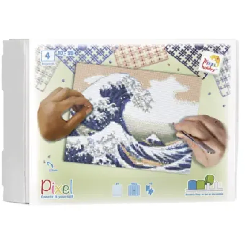 The Wave - Kanagawa geschenk pakket 4 basisplaten