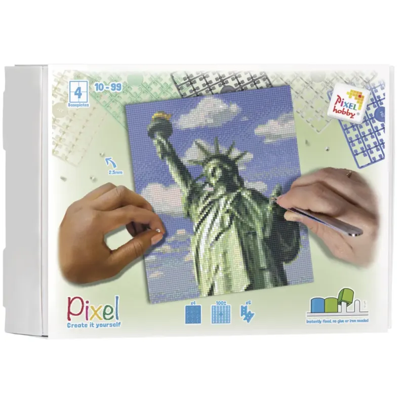 Vrijheidsbeeld geschenkpakket 4 basisplaten 