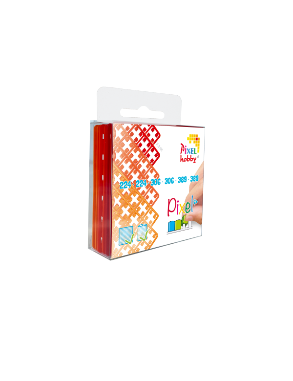 6-pack pixelmatjes orange