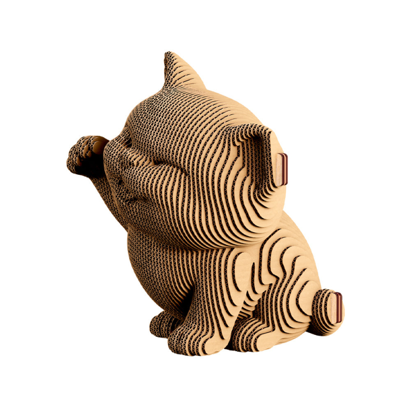 Zittende kitten (maneki kitten)