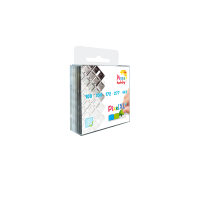 5-pack pixelmatjes XL zwart-wit