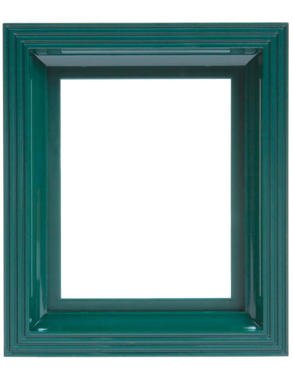 kunststof kader 1 grote basisplaat donkergroen