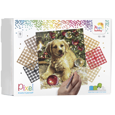 kerst: kerstpup, geschenkset 9 basisplaten (90112)