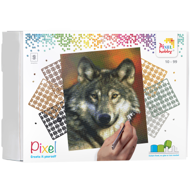 Wolf geschenkset 9 basisplaten