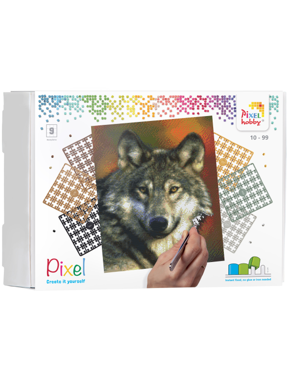 Wolf geschenkset 9 basisplaten