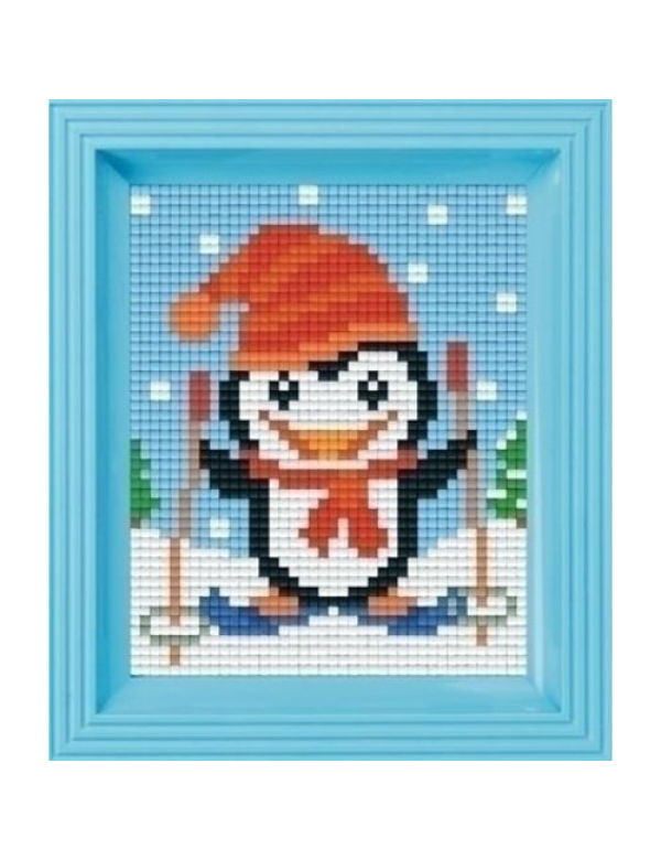 Skiënde pinguin