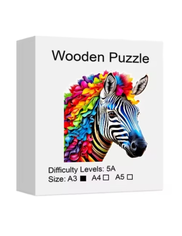 Kleurrijke zebra, L