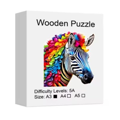 Kleurrijke zebra, L