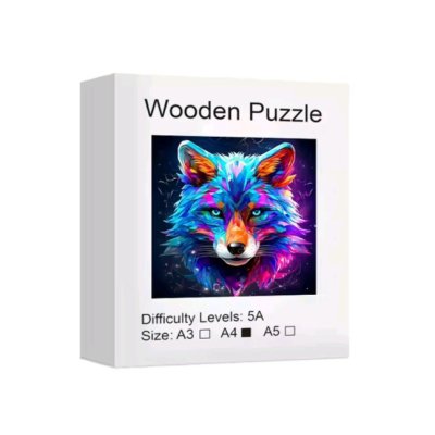 Kleurrijke wolf, L