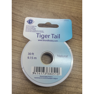 tiger tail staalkleur 0.3mm 9.15m