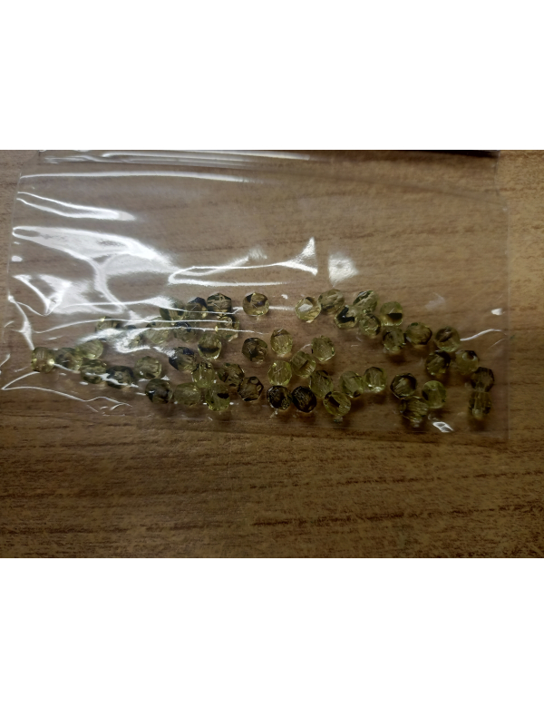 facetkraal 4mm transparant groen gemarmerd 50 stuks