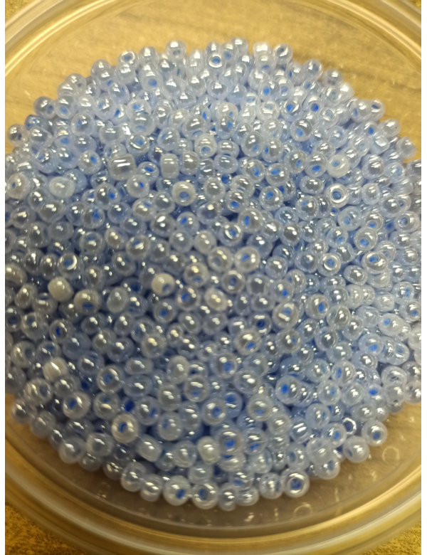 kraaltjes lichtblauw 2mm 50gr