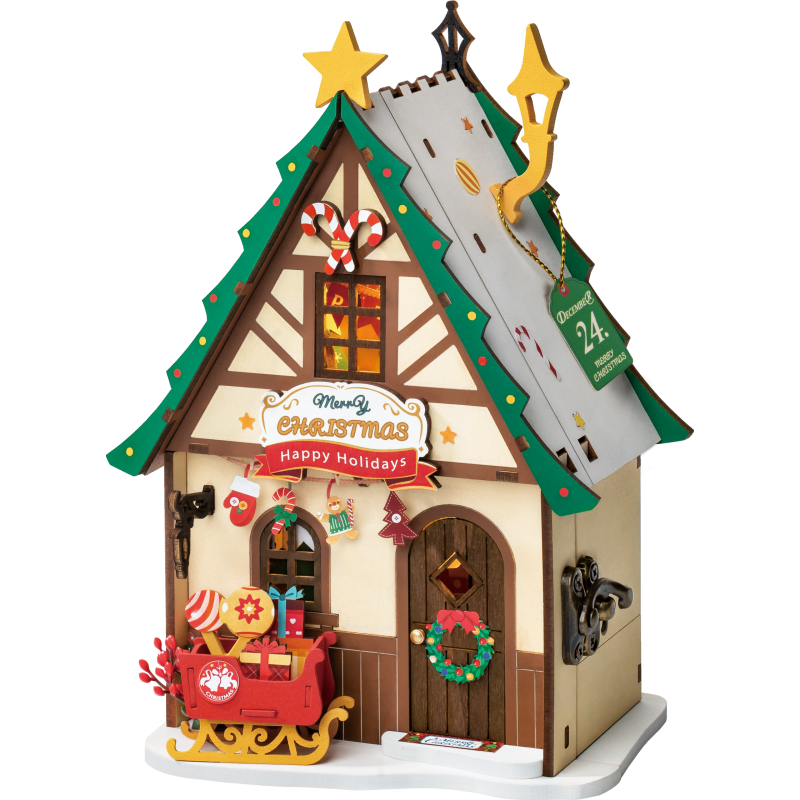 Twinkling Christmas house