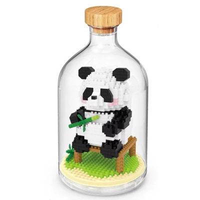 panda eet bamboe