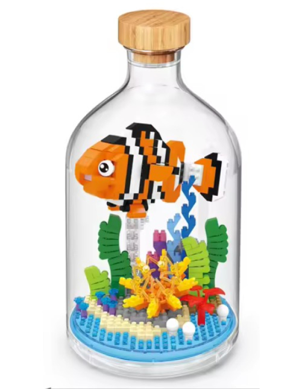 Clownvis in fles