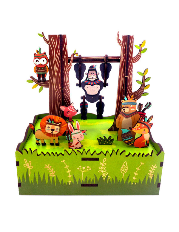 Muziekdoosje (diy) Jungle games Muziekdoosje (diy) Jungle games