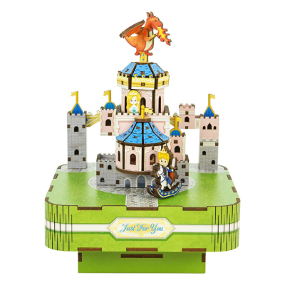 Muziekdoosje (diy) fairytale Castle 