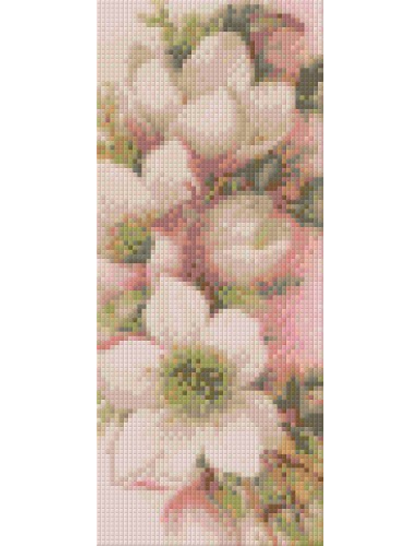 roze bloemen (803006) 3 basisplaten