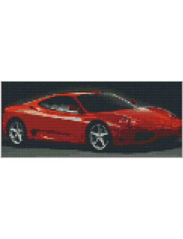 rode sportwagen (803004) 3 basisplaten rode sportwagen (803004) 3 basisplaten