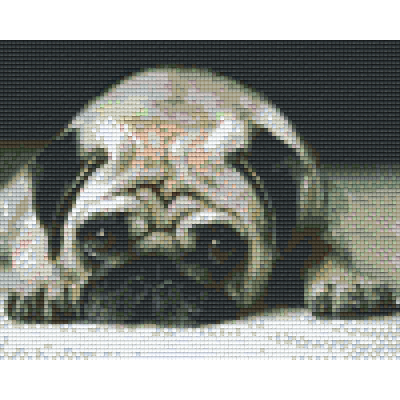 droevige mops (804224) 4 basisplaten