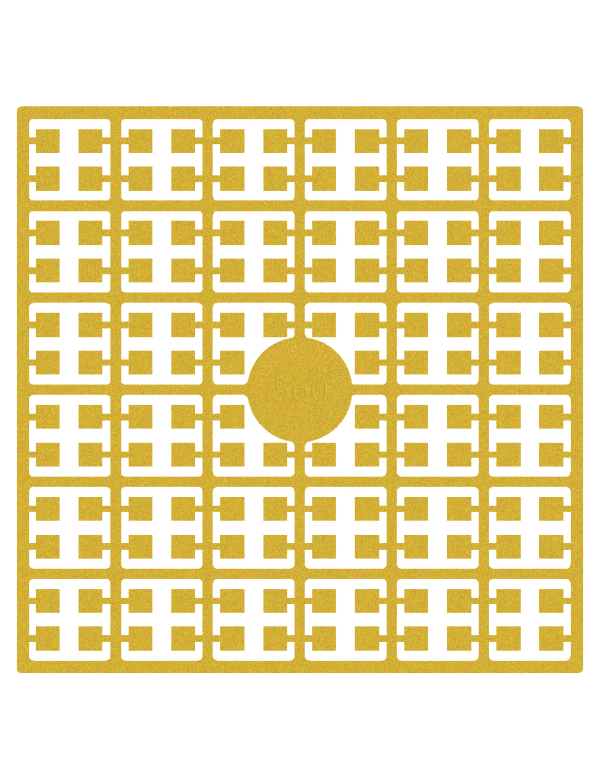 pixelmatje #560 (goud)