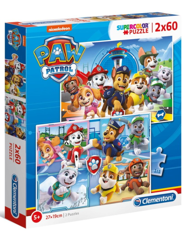 Paw patrol, 2x60stukjes