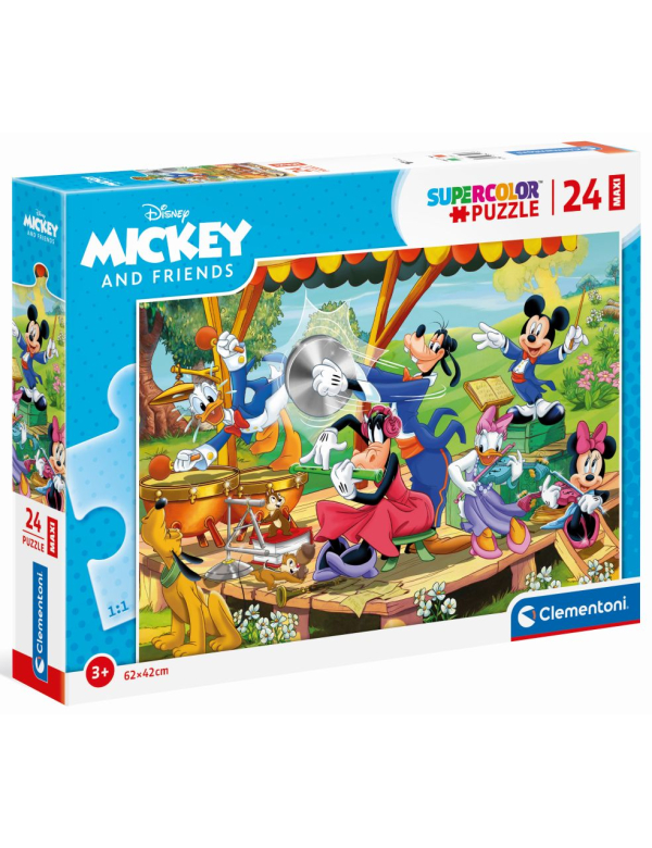 Mickey & friends maxi puzzel, 24 stukjes