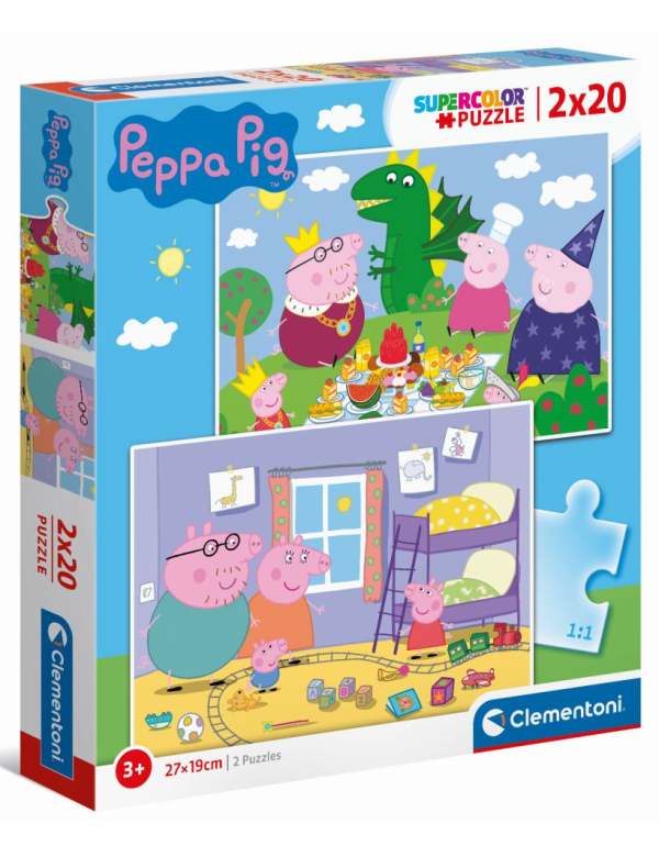 Peppa Pig; 2x20 stukjes