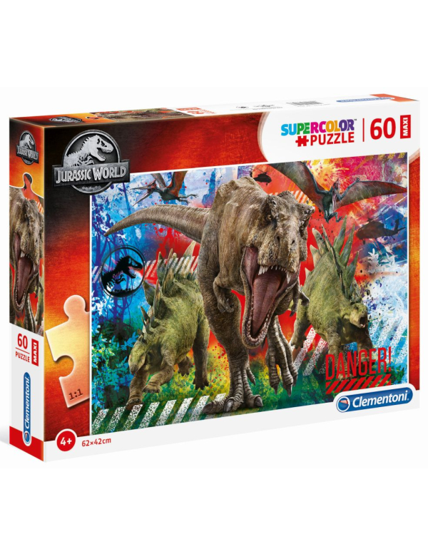 Jurassic World maxi puzzel, 60 stukjes