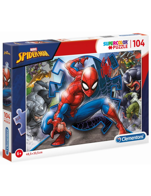 Spiderman; 104 stukjes