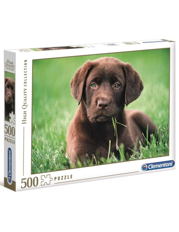 Chocolate puppy Labrador; 500 stukjes