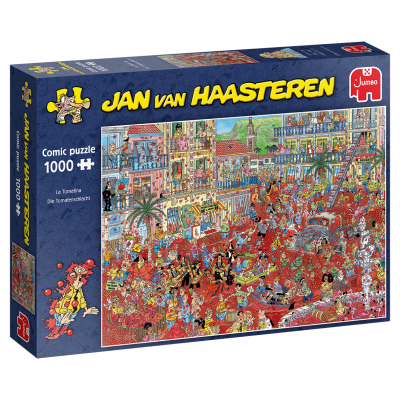 Jan Van Haasteren:La Tomatina , 1000 stukjes