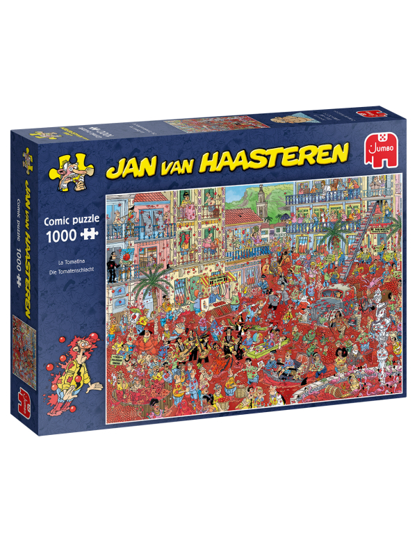 Jan Van Haasteren:La Tomatina , 1000 stukjes