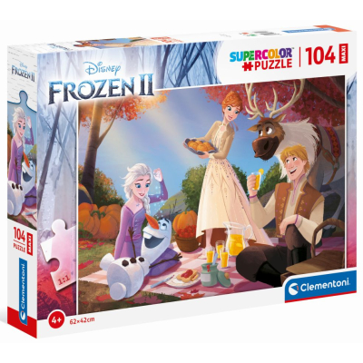 FrozenII maxi puzzel, 104 stukjes