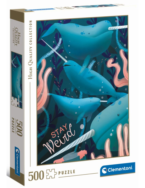 Narwal "stay weird", 500stukjes