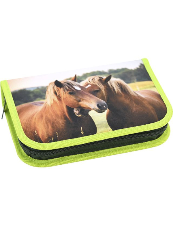gevuld etui paarden