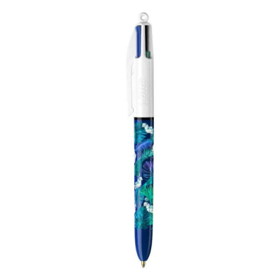 Bic 4-kleurenbalpen botanical donkerblauw