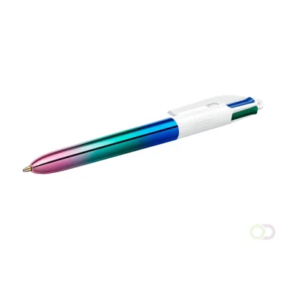 Bic 4-kleurenbalpen gradient blauw