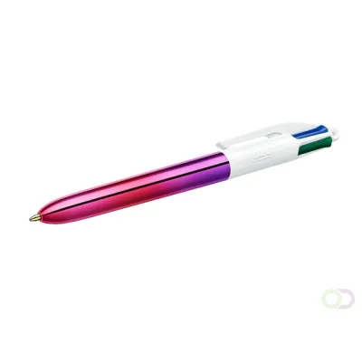 Bic 4-kleurenbalpen gradient roze