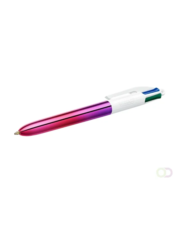 Bic 4-kleurenbalpen gradient roze