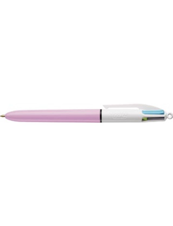 Bic 4-kleurenbalpen fashion roze