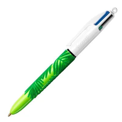 Bic 4-kleurenbalpen velours groen