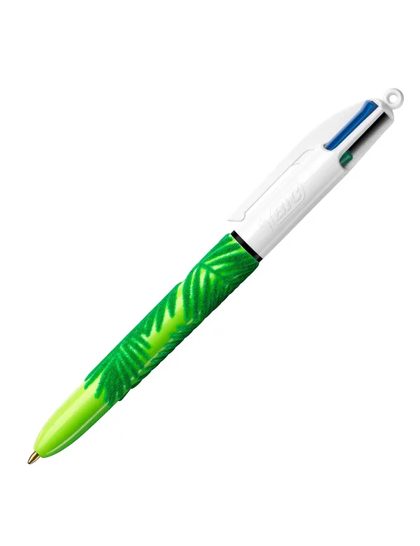 Bic 4-kleurenbalpen velours groen