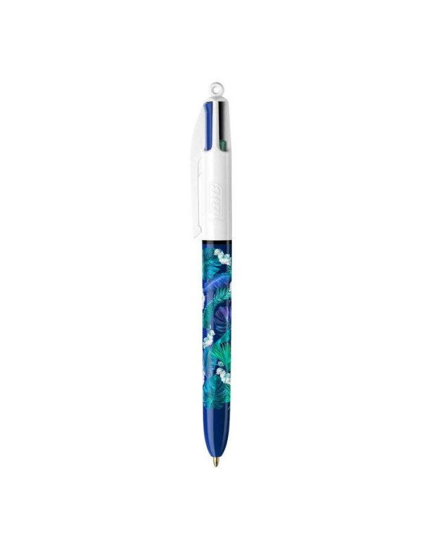 Bic 4-kleurenbalpen botanical donkerblauw