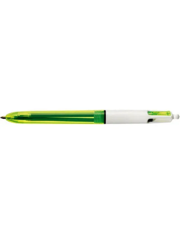 Bic 4-kleurenbalpen met fluo