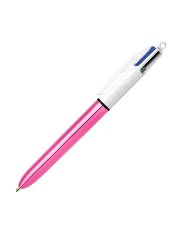 Bic 4-kleurenbalpen shiny rose