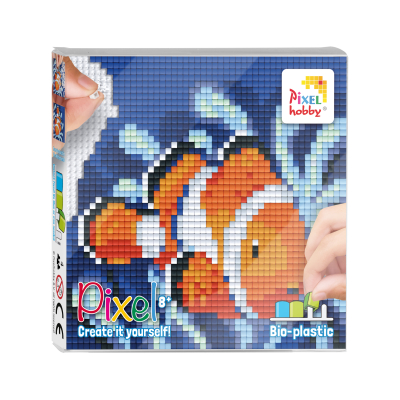 set 4 kleine basisplaten: nemo de clownvis