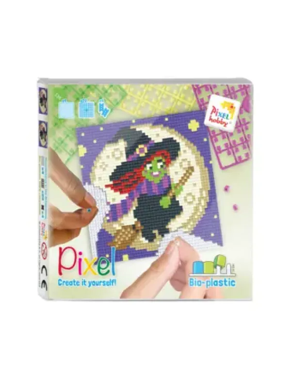 set 4 kleine basisplaten halloween: heks set 4 kleine basisplaten halloween: heks
