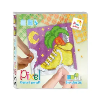set 4 kleine basisplaten sinterklaas: schoentje