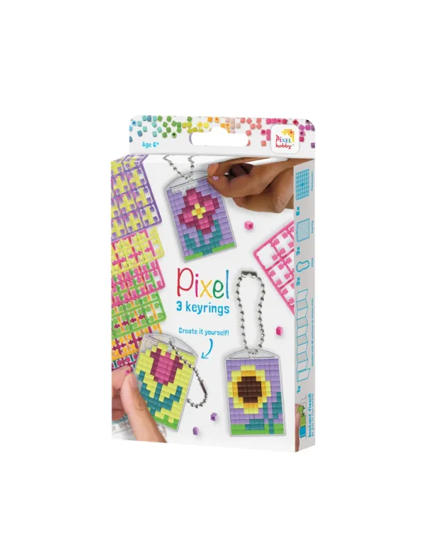 Sleutelhangerset Bloemen